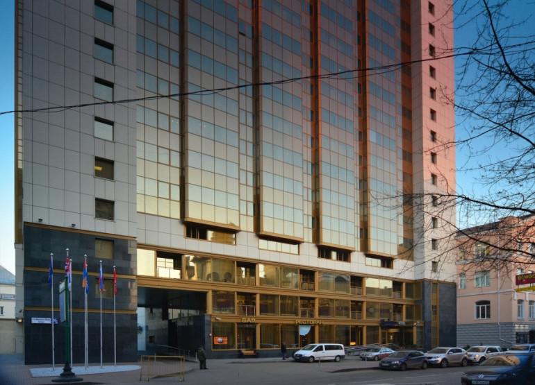Radisson Blu Belorusskaya: Вид здания