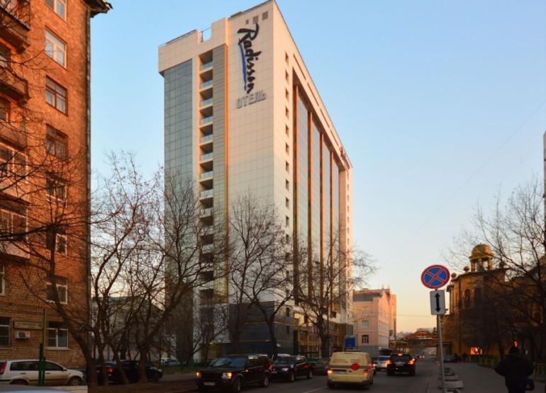 Radisson Blu Belorusskaya: Вид здания